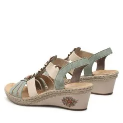 Sandales Rieker V2451-52 Grun 7 Sandales Rieker V2451-52 Grun -Rieker sandales rieker v2451 52 grun 2