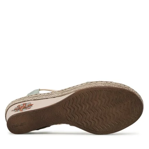 Sandales Rieker V2451-52 Grun 4 Sandales Rieker V2451-52 Grun – Image 4