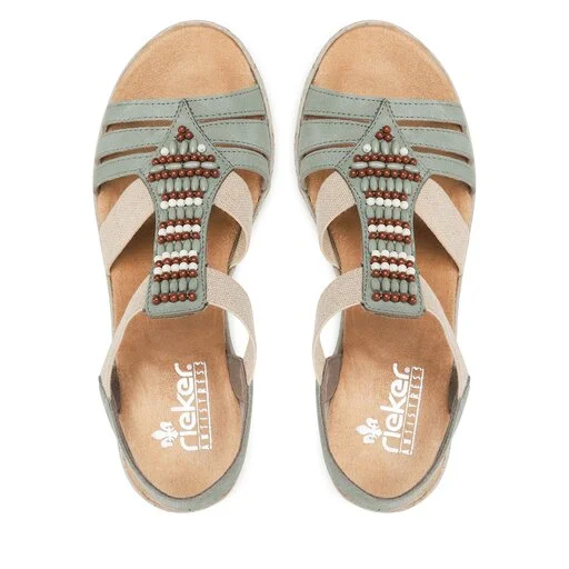 Sandales Rieker V2451-52 Grun 5 Sandales Rieker V2451-52 Grun – Image 5