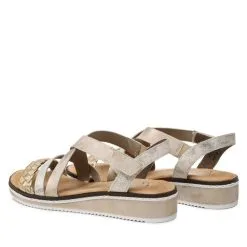 Sandales Rieker V3663-90 Gold 7 Sandales Rieker V3663-90 Gold -Rieker sandales rieker v3663 90 gold 2