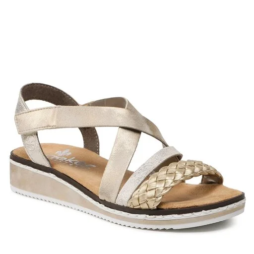 Sandales Rieker V3663-90 Gold 1 Sandales Rieker V3663-90 Gold