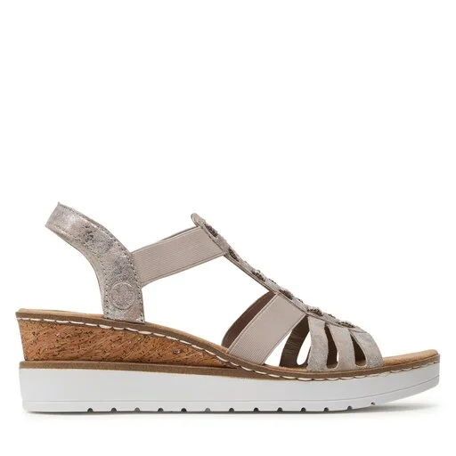 Sandales Rieker V3822-90 Metallic 2 Sandales Rieker V3822-90 Metallic – Image 2