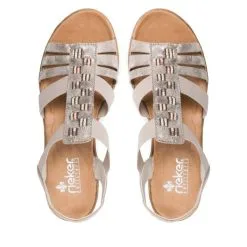 Sandales Rieker V3822-90 Metallic 9 Sandales Rieker V3822-90 Metallic -Rieker sandales rieker v3822 90 metallic 4