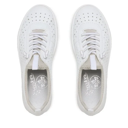 Sneakers Rieker L8853-80 Weiss 5 Sneakers Rieker L8853-80 Weiss – Image 5