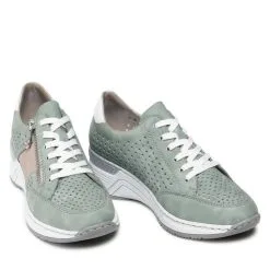 Sneakers Rieker N4327-52 Grun Kombi 10 Sneakers Rieker N4327-52 Grun Kombi -Rieker sneakers rieker n4327 52 grun kombi 4