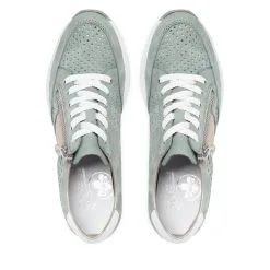 Sneakers Rieker N4327-52 Grun Kombi 11 Sneakers Rieker N4327-52 Grun Kombi -Rieker sneakers rieker n4327 52 grun kombi 5