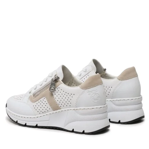 Sneakers Rieker N6304-80 Weiss Kombi 3 Sneakers Rieker N6304-80 Weiss Kombi – Image 3