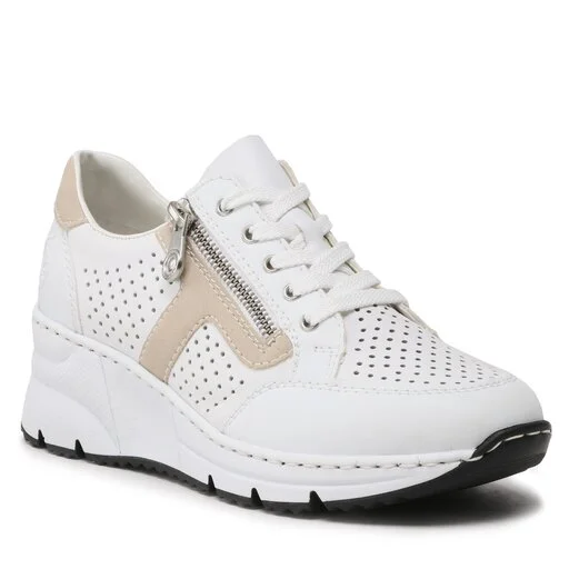 Sneakers Rieker N6304-80 Weiss Kombi 1 Sneakers Rieker N6304-80 Weiss Kombi